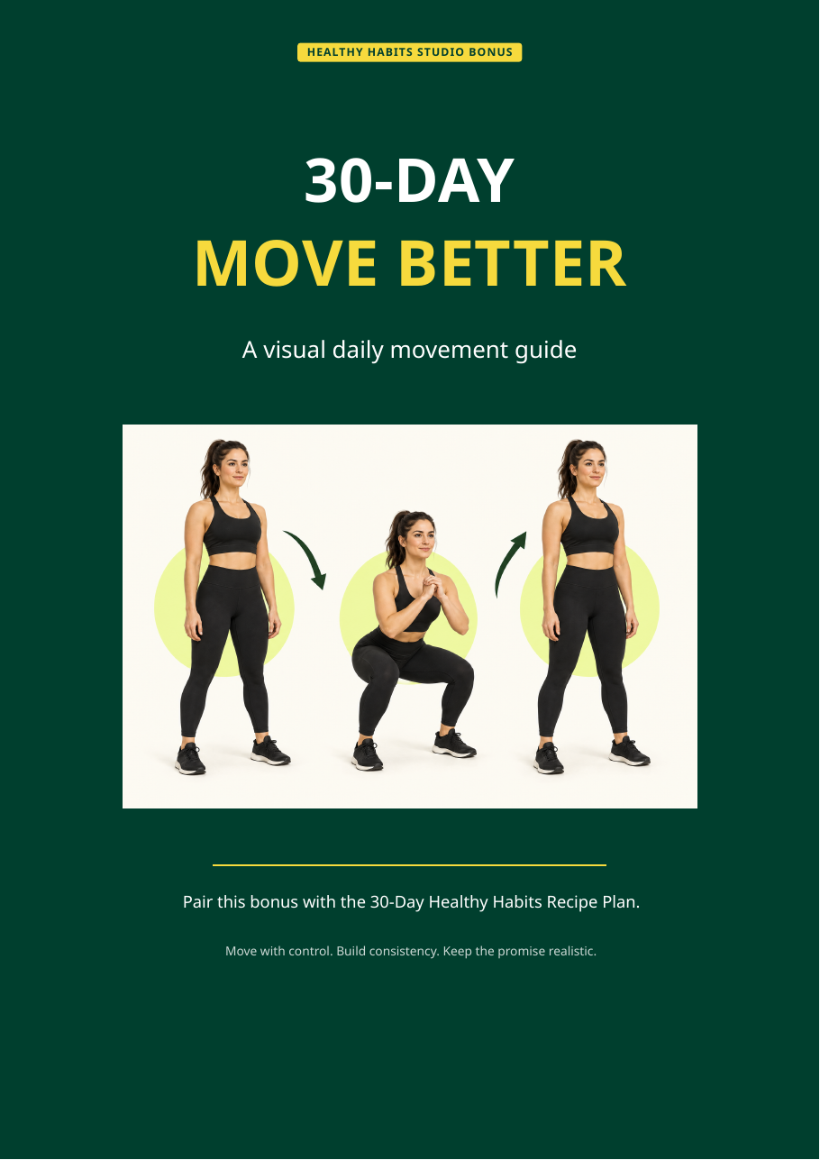 30-Day Move Better Bonus visual exercise guide cover